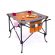 TWO-HEIGHT FOLDING WINE TABLE - ORANGE/GRAY